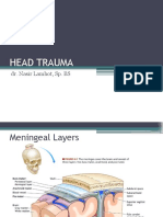 Head Trauma: Dr. Nasir Lamhot, Sp. BS