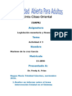 Actividad 3 Legislacion Monetaria y Financiera