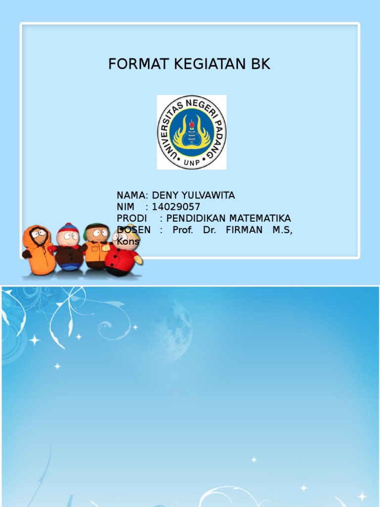 Tugas 12 Format Kegiatan Bk