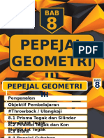 Bab 8 Pepejal Geometri III