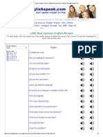 1000 Most Common English Phrases