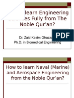 Learning Naval Engineering From The Qur'an