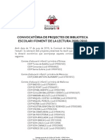 Resultat Convocatoria Be I FL 09-10