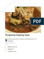 Tongseng Daging Sapi