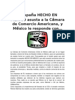 Campaña HECHO EN MÉXICO