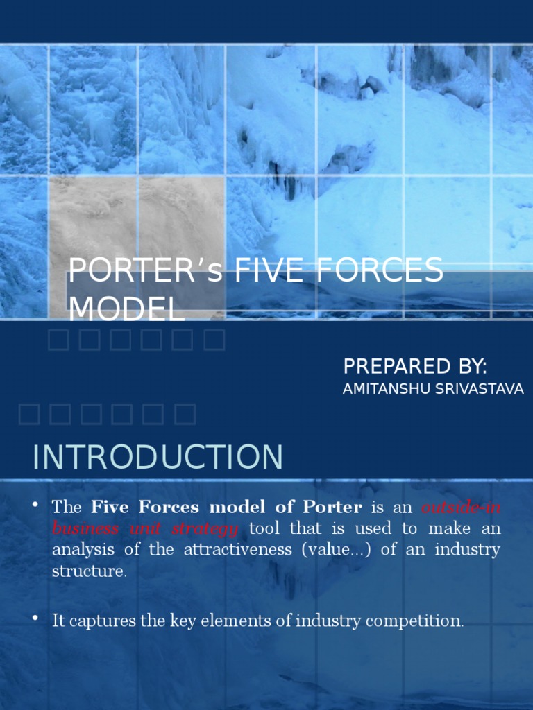 Porter’s Five Forces Model Explained | PDF | Strategic Management ...