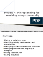 Module 4 - Microplanning For Reaching Every Community
