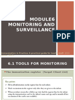 Monitoring and Surveillance: Immunization in Practice: A Practical Guide For Health Staff-2015 Update (WHO)