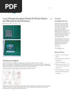 Download Cara Menghubungkan Modul 88 Dot Matrix ke Mikrokontroler_Arduino _ Ayongoprek - Blog by Dadang Ibnu Setyawan SN339286515 doc pdf