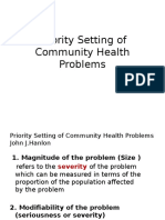 Priority Setting of Community Health Problems.pptx