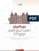 Daftar Perguruan Tinggi Tujuan LPDP Tahun 2017