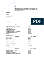 Bacharelado em Sistemas de Informação - ESAB