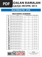 Pakej Soalan Ramalan Maths Catch (SPM) - Tingkatan 5 (Mcf5-2015)