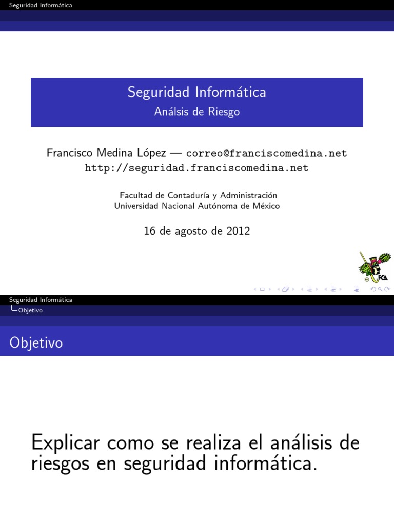 Analisis de Riesgos | PDF | Riesgo | La seguridad informática