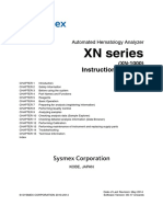 Sysmex XN Series XN-1000 Instruction For Use May 2014-English