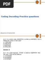 Coding Decoding-Practice Questions