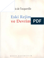 Alexis de Tocqueville Eski Rejim Ve Devrim