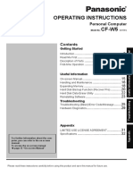 Panasonic CFW5 User Manual
