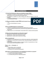 Preguntas sobre gestión de proyectos