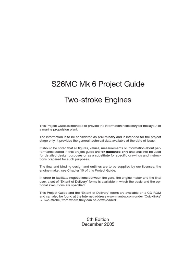 Marine Propulsion Plant Project Guide | PDF | Diesel Engine | Valve