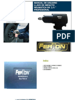 Manual de Uso Pistola de Impacto Ferton 3/4 PSN 120