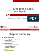 Propositional Logic Chapter Summary