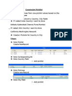 Constraint Picklist