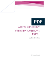 Active Directory Interview Questions