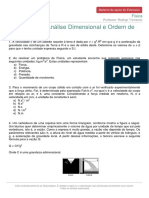 Materialdeapoioextensivo Fisica Exercicios Analise Dimensional Ordem de Grandeza