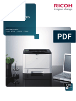 Ricoh Aficio SP 3500N/SP 3510DN: Desktop B/W Laser Printer
