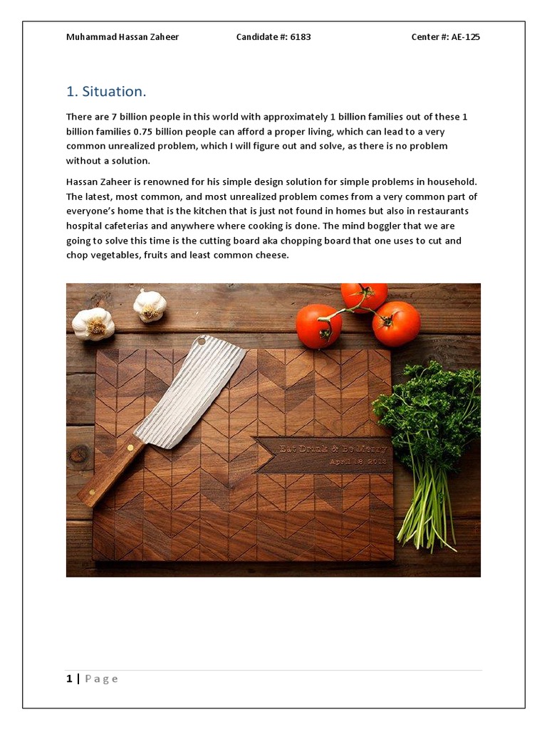 Design and Technology Project Report (0445) | PDF | Nature