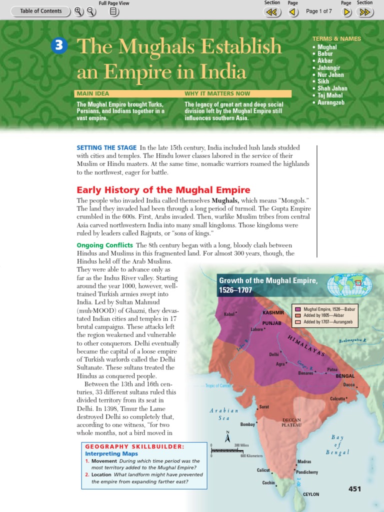 Geography of the Mughal Empire | PDF | Mughal Empire | Hindu