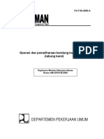 Pd T-05-2005-A Operasi Dan Pemeliharaan Bendung Karet Isi Udara (Tabung Karet)