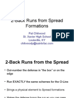 2-Back Runs From Spread Formations
