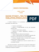 Desafio Profissional - Letras 7 Série