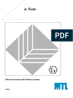 Application Note AN9026: FISCO Intrinsically Safe Fieldbus Systems