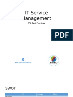 IT Service Management: ITIL Best Practices
