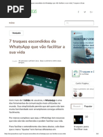 7 Truques Escondidos Do WhatsApp Que Vão Facilitar a Sua Vida _ Truques e Dicas