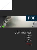 User Manual: Integra Integra-S Integra-G Integra-GS