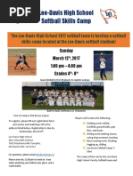 Download Softball Camp 2017 by Lee-Davis Softball SN339325516 doc pdf