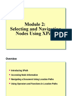 Selecting and Navigating Nodes Using Xpath