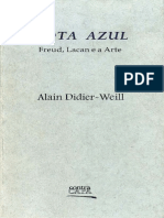 Alain Didier Weill Nota Azul Freud Lacan e a Arte