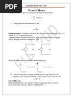 Formula Notes Network Analysis