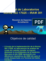 Calidad de Laboratorios ISO 17025