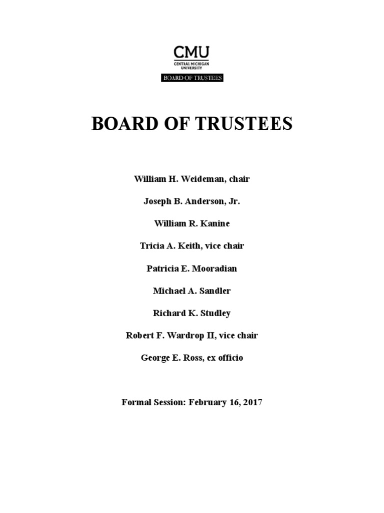 Board Of Trustees
