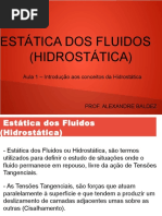 Hidrostática - Introdução