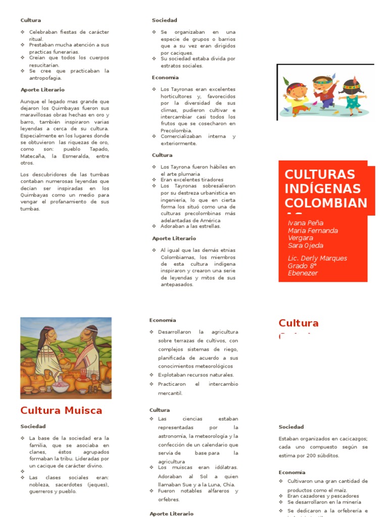 Culturas Indígenas de Colombia | PDF | Sociedad | Cultura (general)