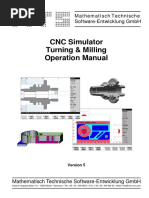 CNC Simulator Turning & Milling Operation Manual: Software-Entwicklung GMBH