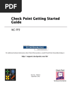 Check Point Getting Started Guide: NG Fp3