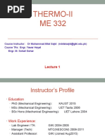 Lecture 1 Thermo II